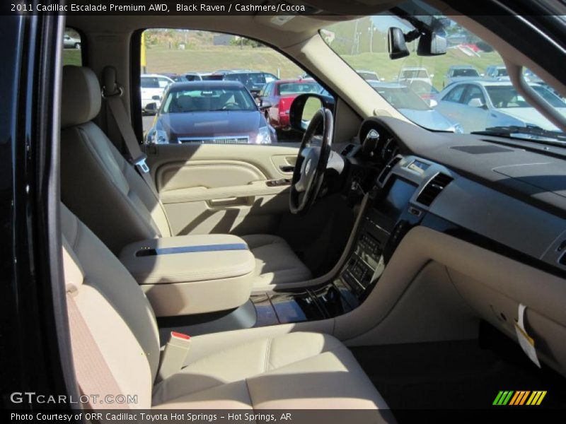 Black Raven / Cashmere/Cocoa 2011 Cadillac Escalade Premium AWD