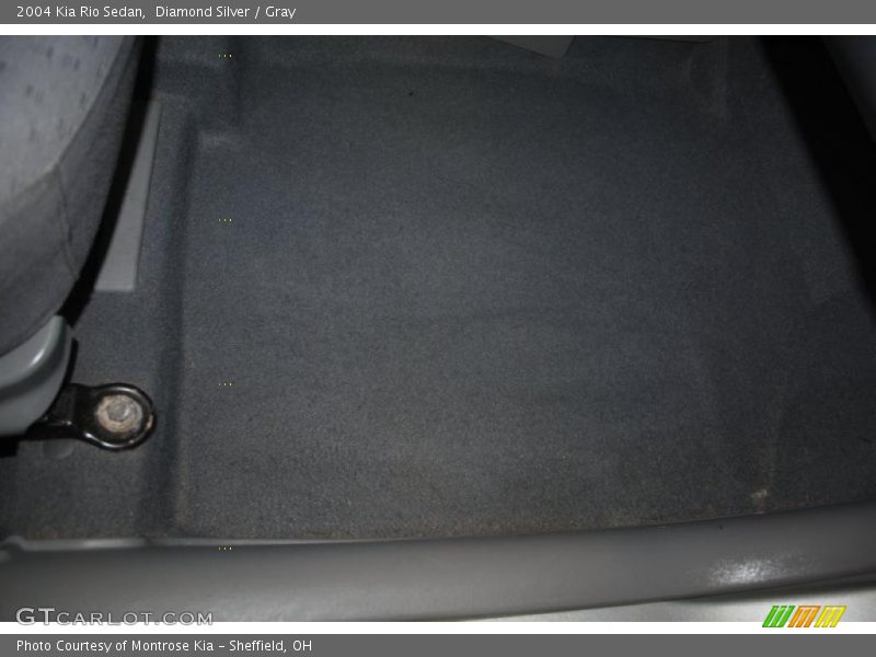 Diamond Silver / Gray 2004 Kia Rio Sedan