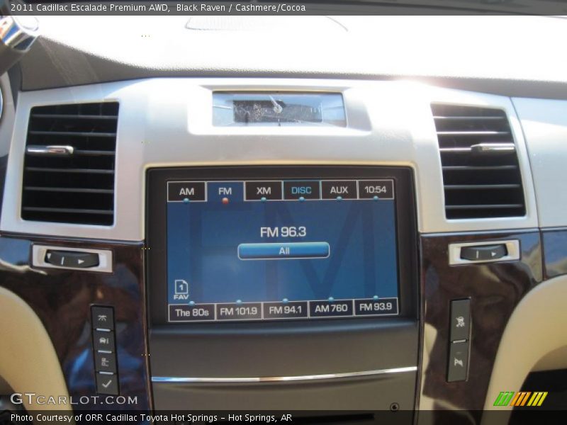 Black Raven / Cashmere/Cocoa 2011 Cadillac Escalade Premium AWD