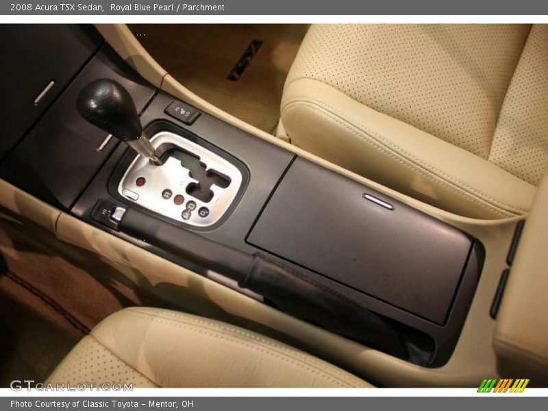 Royal Blue Pearl / Parchment 2008 Acura TSX Sedan