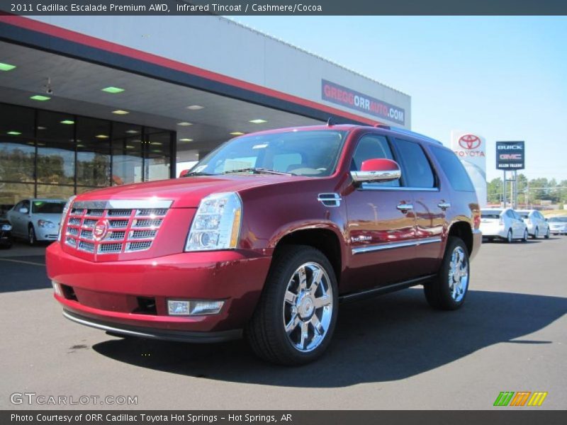 Infrared Tincoat / Cashmere/Cocoa 2011 Cadillac Escalade Premium AWD