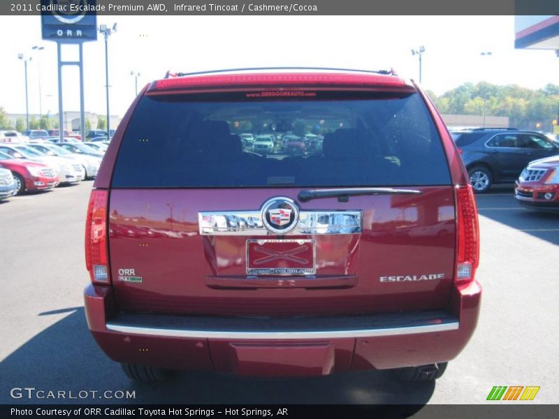 Infrared Tincoat / Cashmere/Cocoa 2011 Cadillac Escalade Premium AWD