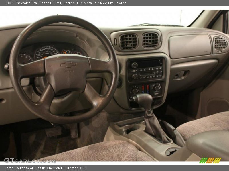 Indigo Blue Metallic / Medium Pewter 2004 Chevrolet TrailBlazer LS 4x4
