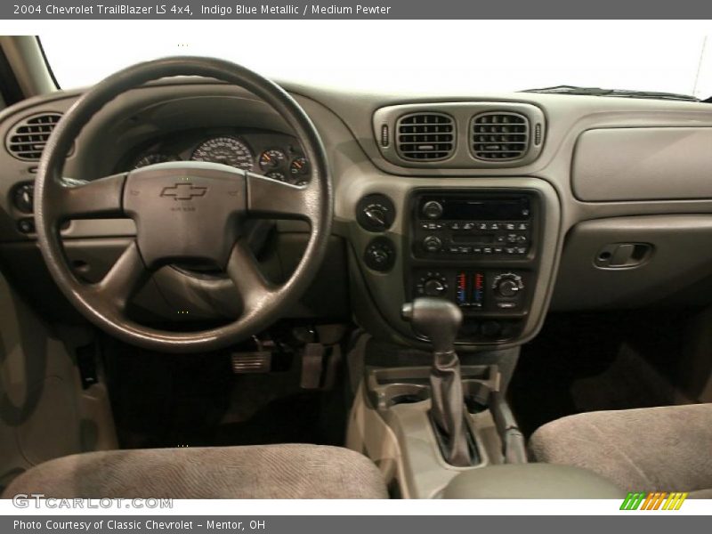 Indigo Blue Metallic / Medium Pewter 2004 Chevrolet TrailBlazer LS 4x4