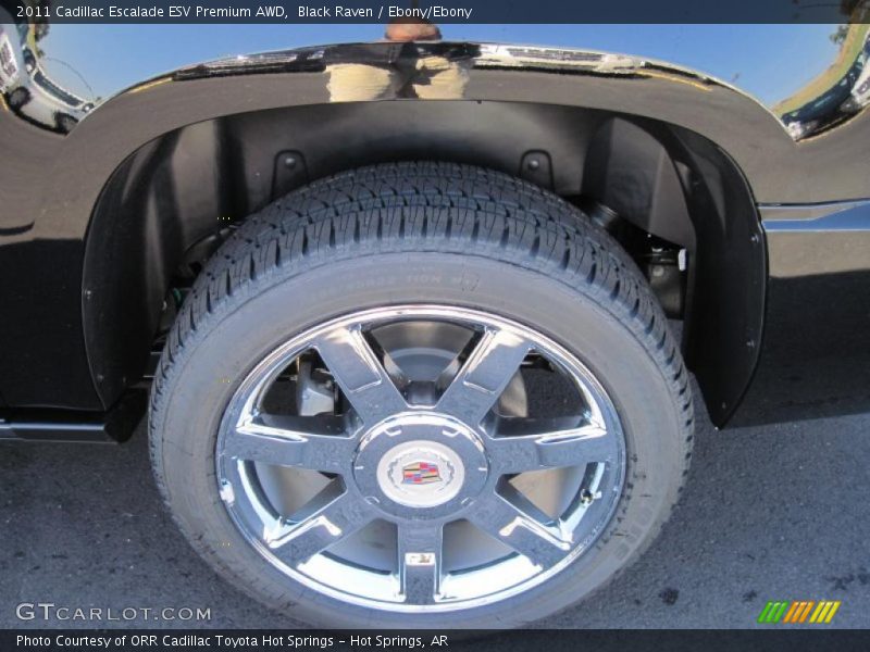 Black Raven / Ebony/Ebony 2011 Cadillac Escalade ESV Premium AWD