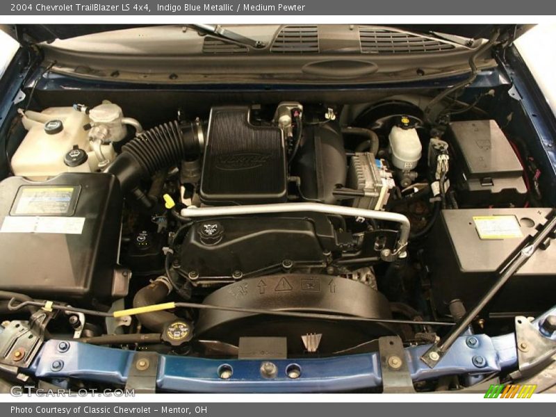 Indigo Blue Metallic / Medium Pewter 2004 Chevrolet TrailBlazer LS 4x4