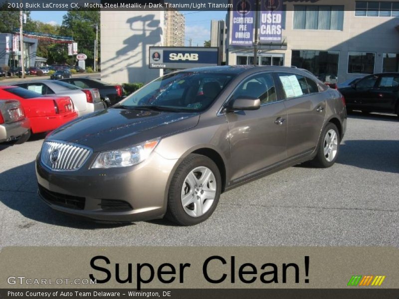 Mocha Steel Metallic / Dark Titanium/Light Titanium 2010 Buick LaCrosse CX