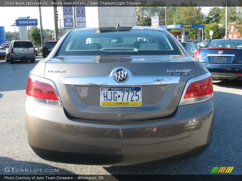 Mocha Steel Metallic / Dark Titanium/Light Titanium 2010 Buick LaCrosse CX