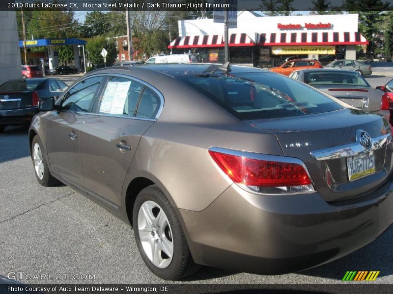 Mocha Steel Metallic / Dark Titanium/Light Titanium 2010 Buick LaCrosse CX