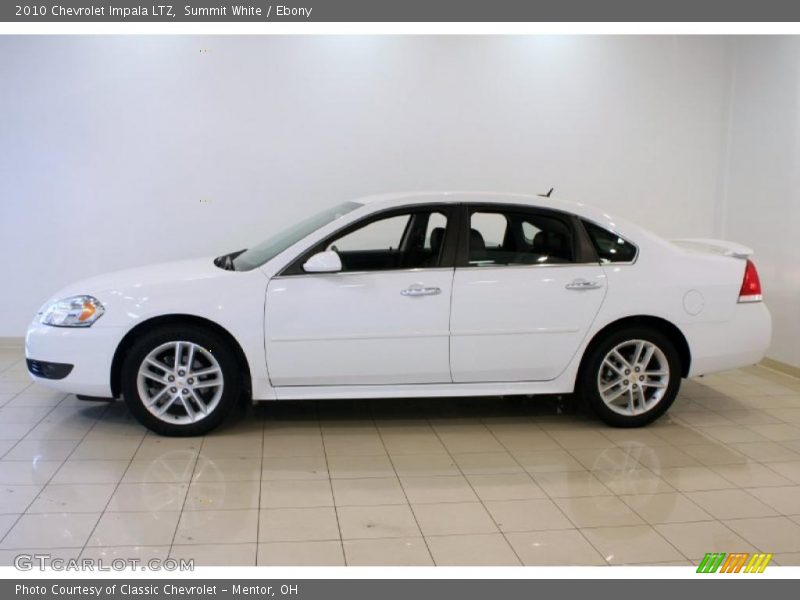 Summit White / Ebony 2010 Chevrolet Impala LTZ