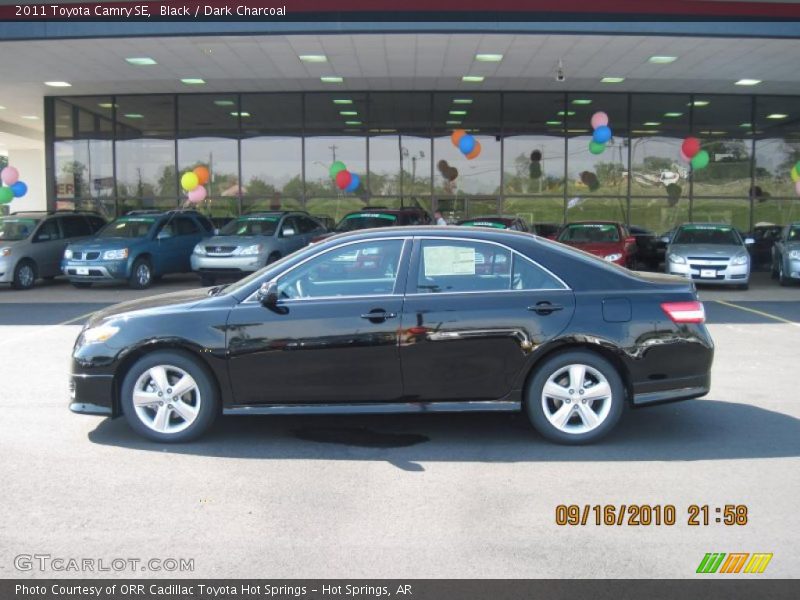 Black / Dark Charcoal 2011 Toyota Camry SE