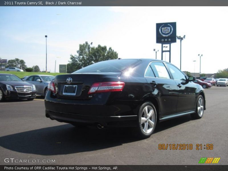 Black / Dark Charcoal 2011 Toyota Camry SE