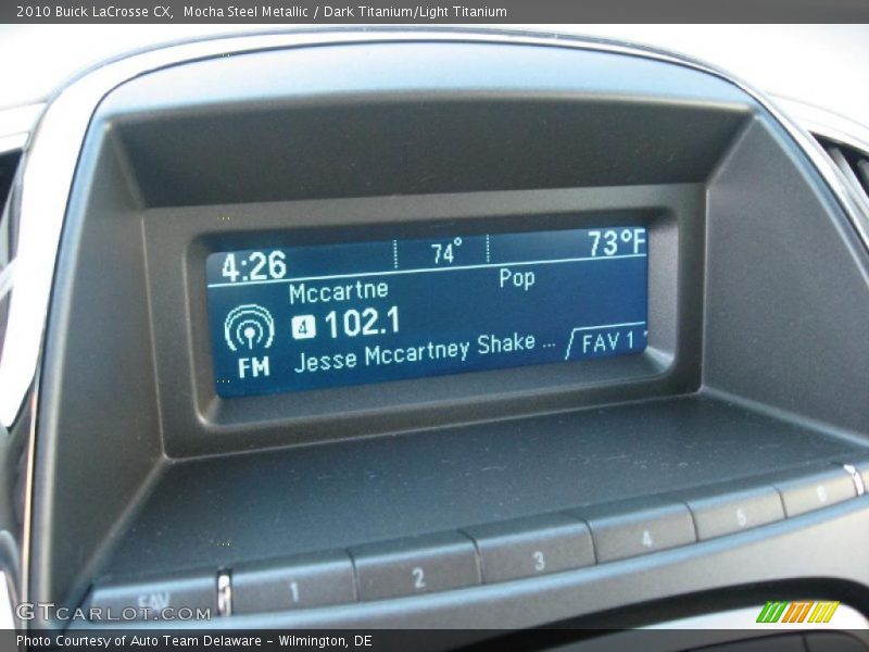 Mocha Steel Metallic / Dark Titanium/Light Titanium 2010 Buick LaCrosse CX