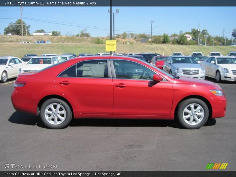 Barcelona Red Metallic / Ash 2011 Toyota Camry LE