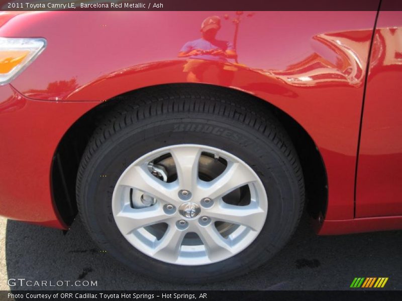 Barcelona Red Metallic / Ash 2011 Toyota Camry LE