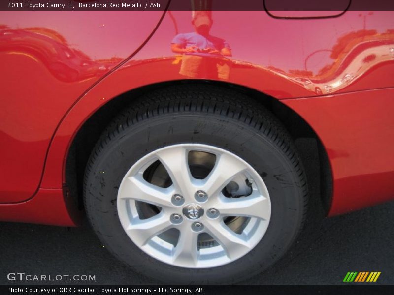 Barcelona Red Metallic / Ash 2011 Toyota Camry LE