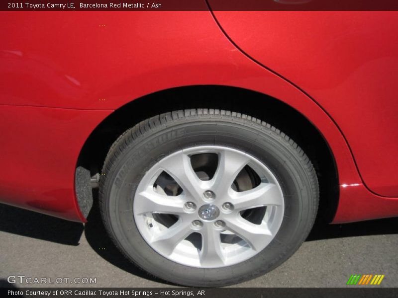 Barcelona Red Metallic / Ash 2011 Toyota Camry LE