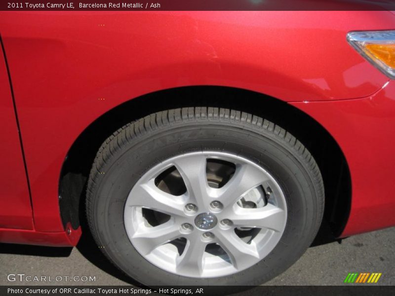 Barcelona Red Metallic / Ash 2011 Toyota Camry LE