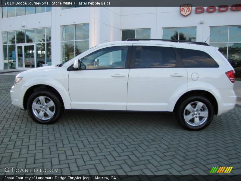 Stone White / Pastel Pebble Beige 2010 Dodge Journey SXT