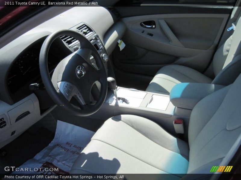 Barcelona Red Metallic / Ash 2011 Toyota Camry LE