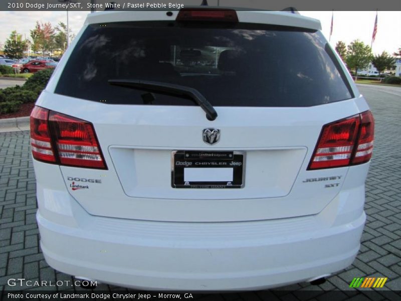Stone White / Pastel Pebble Beige 2010 Dodge Journey SXT