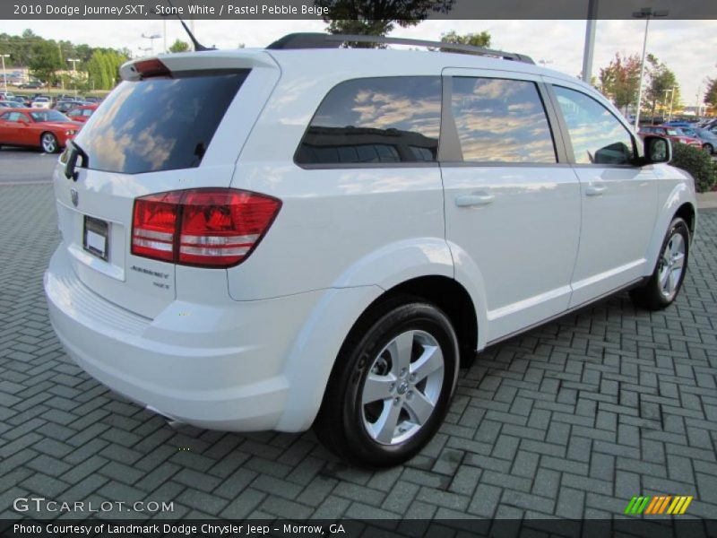 Stone White / Pastel Pebble Beige 2010 Dodge Journey SXT