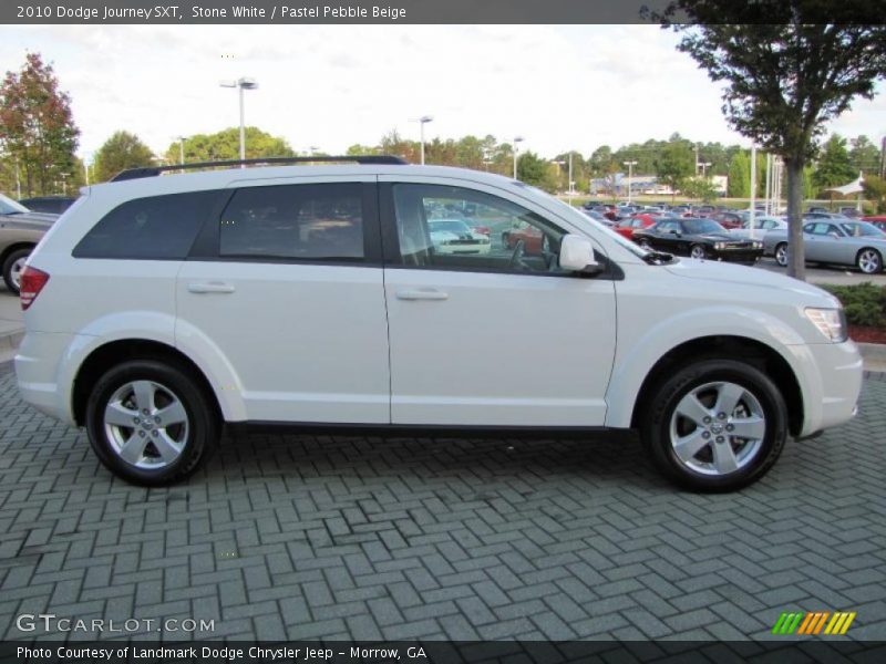 Stone White / Pastel Pebble Beige 2010 Dodge Journey SXT