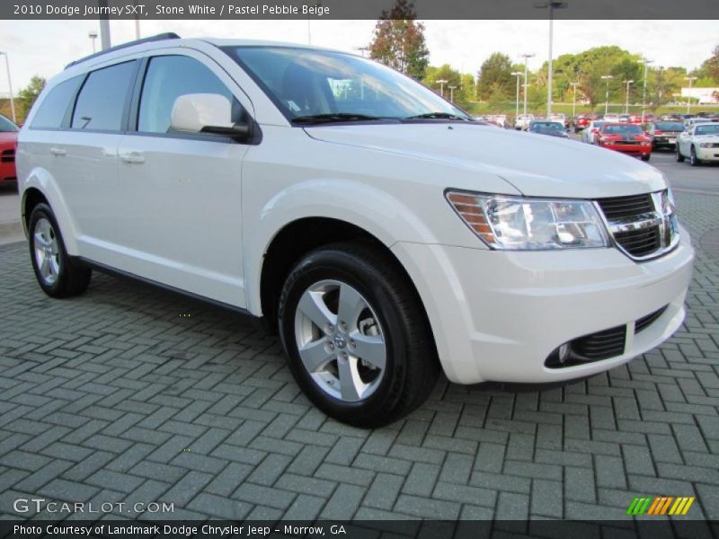 Stone White / Pastel Pebble Beige 2010 Dodge Journey SXT