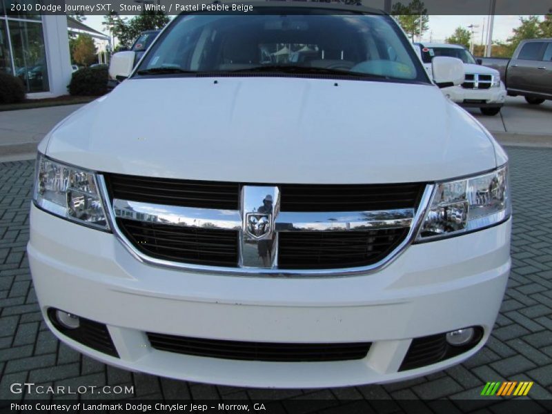Stone White / Pastel Pebble Beige 2010 Dodge Journey SXT