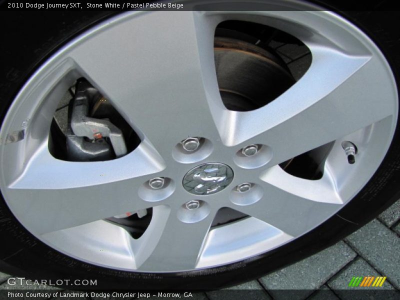 Stone White / Pastel Pebble Beige 2010 Dodge Journey SXT