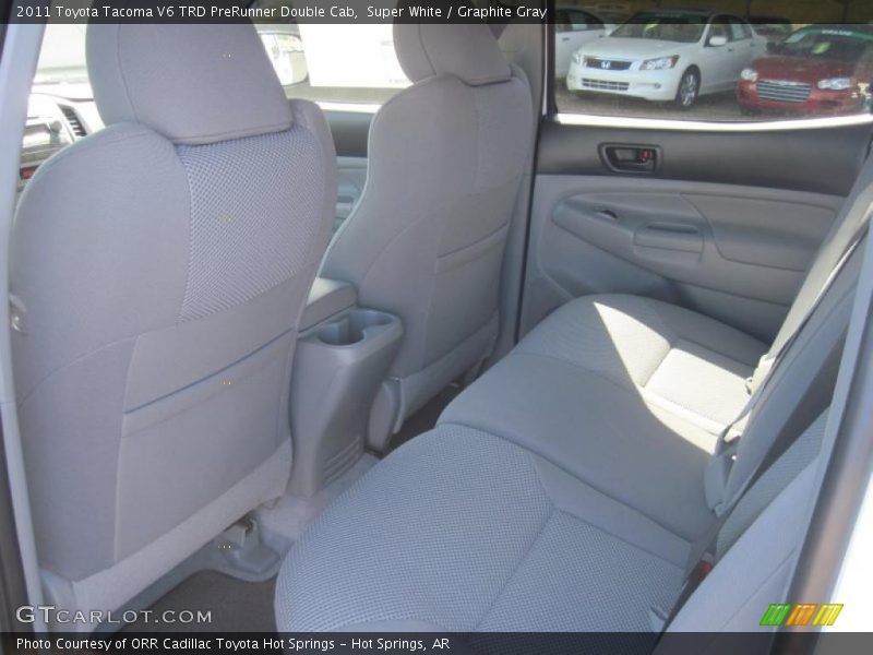 Super White / Graphite Gray 2011 Toyota Tacoma V6 TRD PreRunner Double Cab