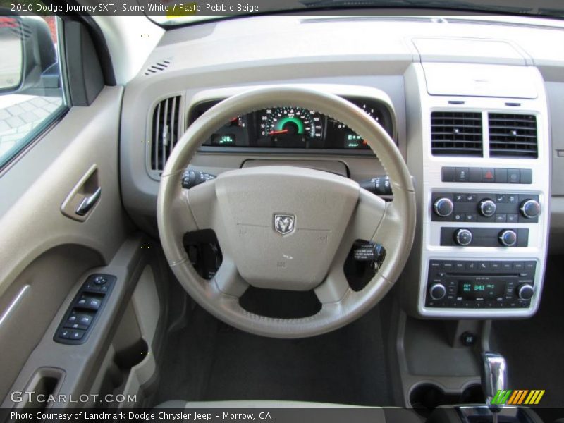 Stone White / Pastel Pebble Beige 2010 Dodge Journey SXT