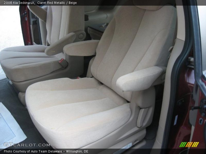 Claret Red Metallic / Beige 2008 Kia Sedona LX