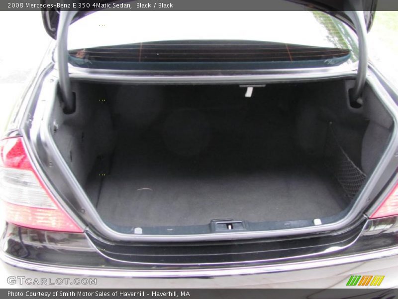 Black / Black 2008 Mercedes-Benz E 350 4Matic Sedan