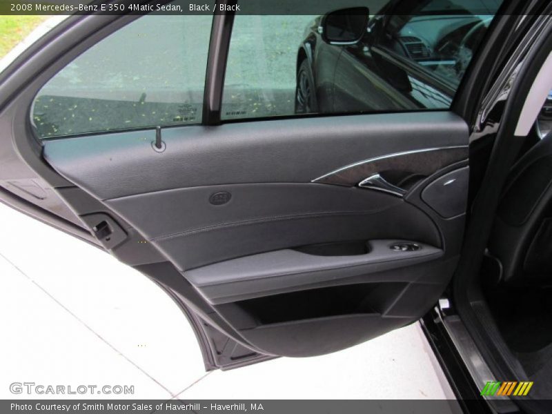 Black / Black 2008 Mercedes-Benz E 350 4Matic Sedan