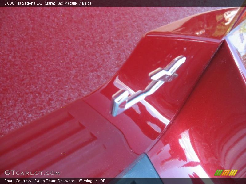 Claret Red Metallic / Beige 2008 Kia Sedona LX
