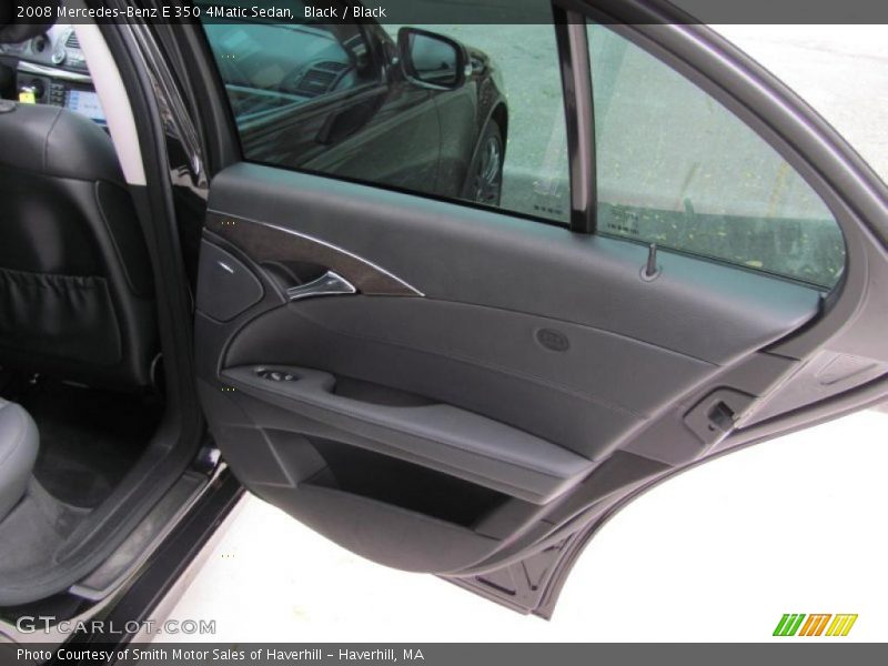 Black / Black 2008 Mercedes-Benz E 350 4Matic Sedan