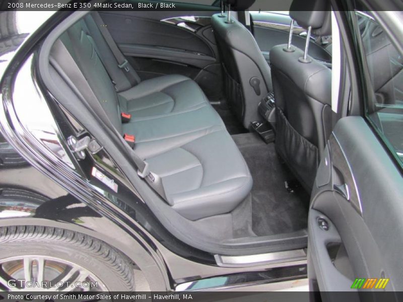 Black / Black 2008 Mercedes-Benz E 350 4Matic Sedan