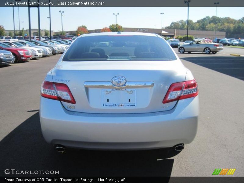 Classic Silver Metallic / Ash 2011 Toyota Camry XLE V6