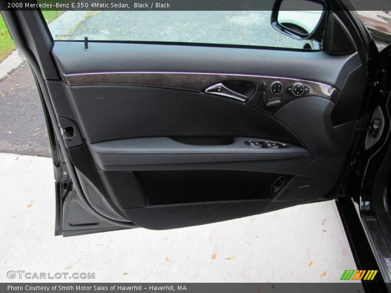 Black / Black 2008 Mercedes-Benz E 350 4Matic Sedan