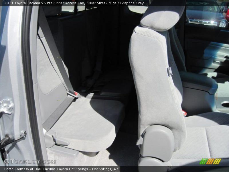 Silver Streak Mica / Graphite Gray 2011 Toyota Tacoma V6 PreRunner Access Cab