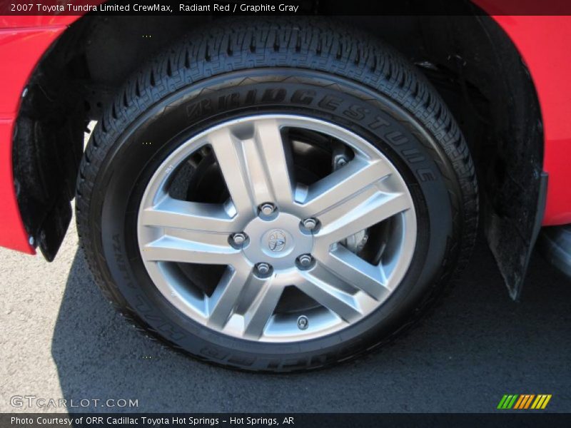 Radiant Red / Graphite Gray 2007 Toyota Tundra Limited CrewMax