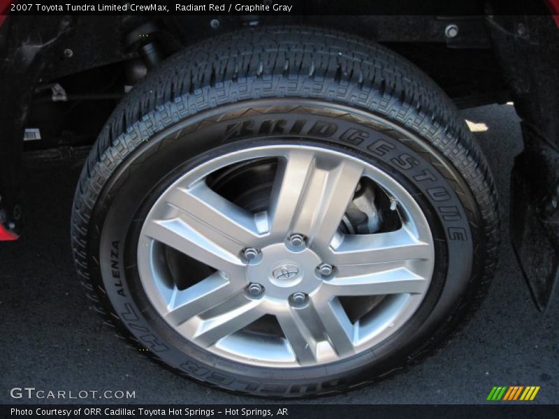 Radiant Red / Graphite Gray 2007 Toyota Tundra Limited CrewMax