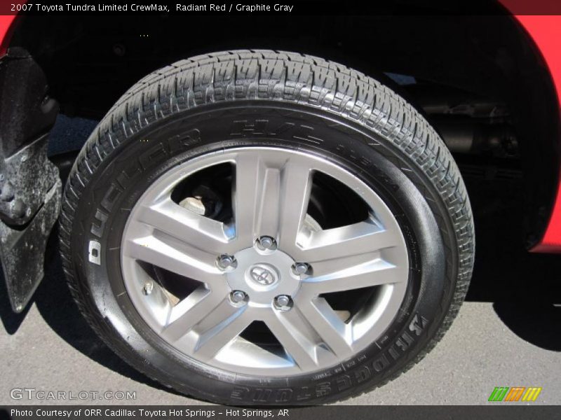 Radiant Red / Graphite Gray 2007 Toyota Tundra Limited CrewMax