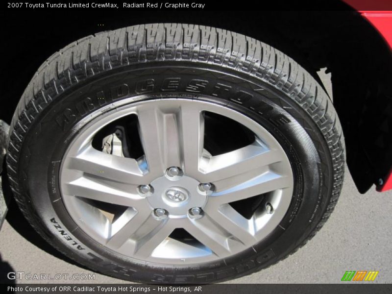 Radiant Red / Graphite Gray 2007 Toyota Tundra Limited CrewMax