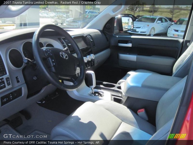 Radiant Red / Graphite Gray 2007 Toyota Tundra Limited CrewMax