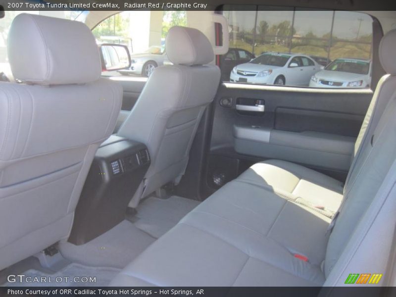 Radiant Red / Graphite Gray 2007 Toyota Tundra Limited CrewMax