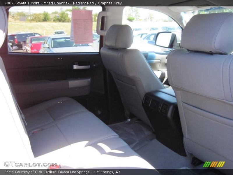 Radiant Red / Graphite Gray 2007 Toyota Tundra Limited CrewMax