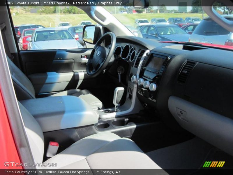 Radiant Red / Graphite Gray 2007 Toyota Tundra Limited CrewMax