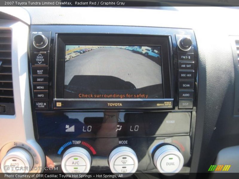 Radiant Red / Graphite Gray 2007 Toyota Tundra Limited CrewMax